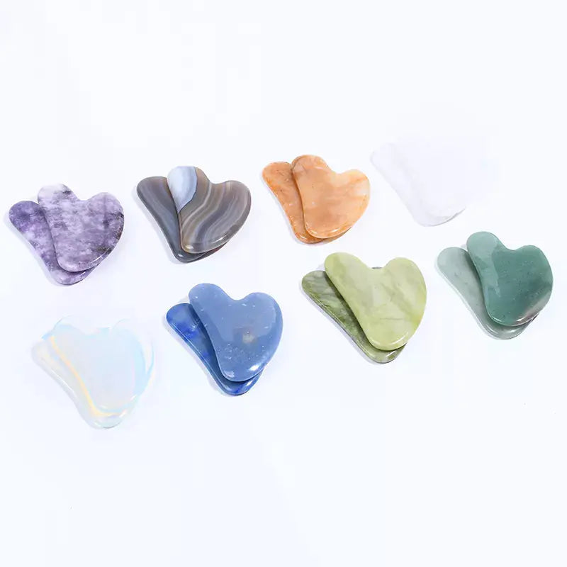Natural Jade Gua Sha Facial Massage Tool